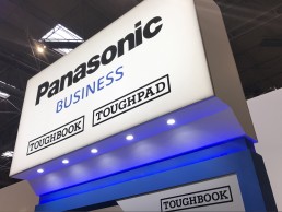Panasonic Toughbook exhibition stand by SHAPES