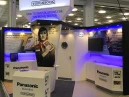Panasonic Toughbook exhibition stand by SHAPES