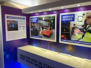 Panasonic Toughbook exhibition stand at BAPCO by SHAPES