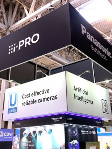 i-PRO exhibition stand at The Security Event