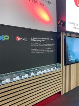 u-blox booth at Embedded World, Nuremburg, Germany